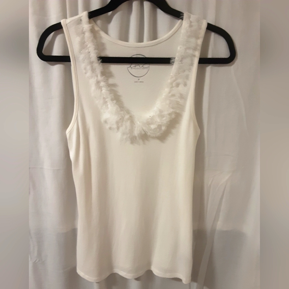 Rosette embellished tank top - INC by Macy's
